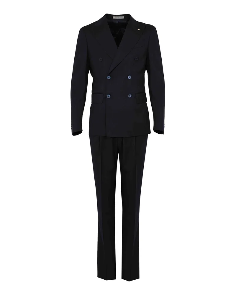Corneliani Eleganter Anzug - Blau Blau