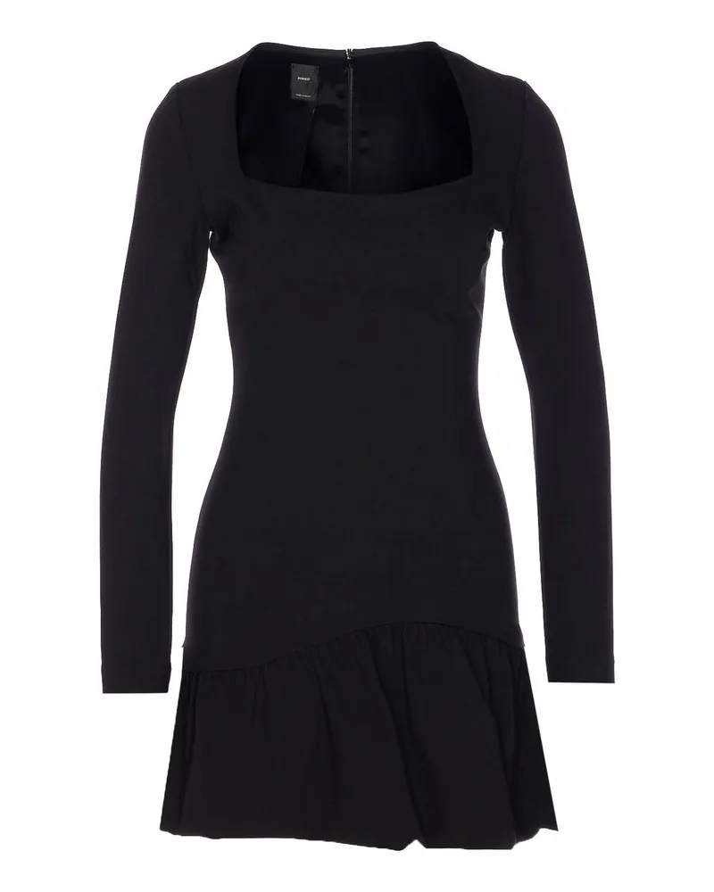 Pinko Knielanges Kleid - Schwarz Schwarz