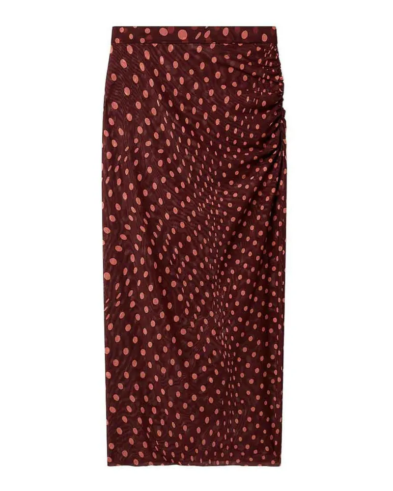 Stella McCartney Langer Rock - Bordeaux Dunkelrot