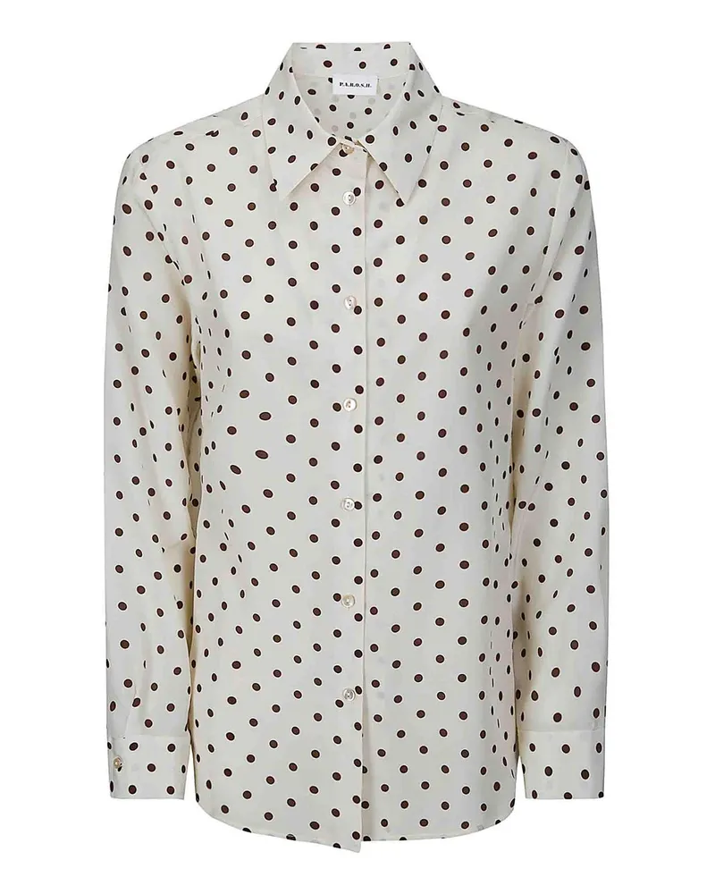 P.A.R.O.S.H. P. A.R. O H. Hemd - Creme Creme