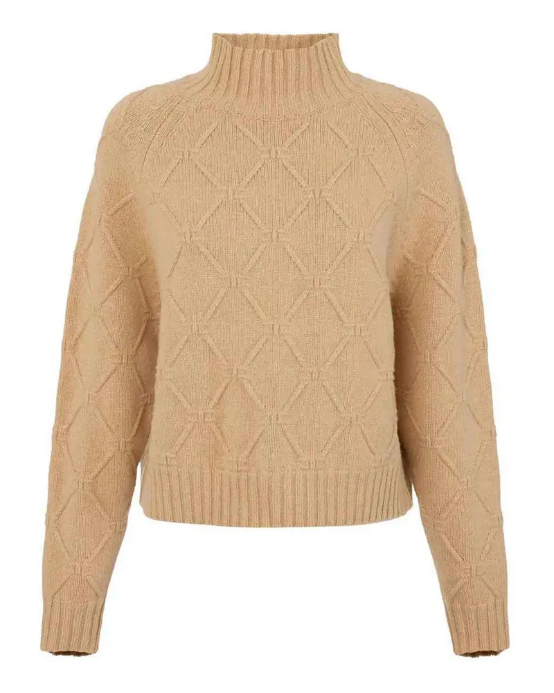 Elisabetta Franchi Rundhalspullover - Beige Beige