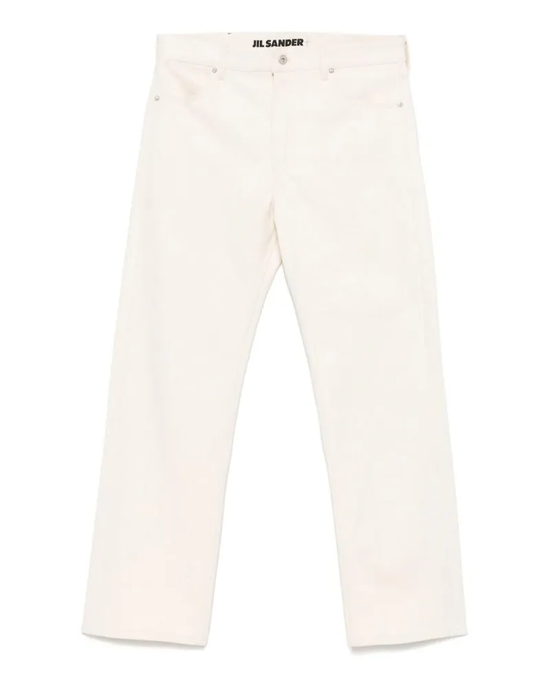 Jil Sander Bootcut Jeans - Weiß Weiß