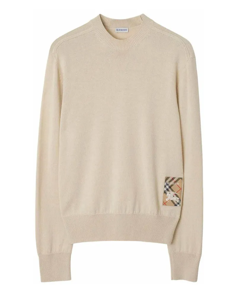 Burberry U-Boot-Pullover - Schwarz Hellbeige
