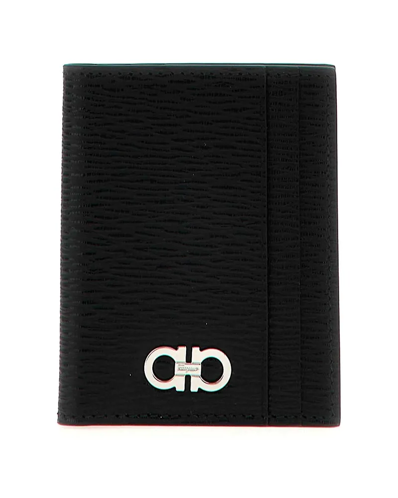 Ferragamo Portemonnaie - Schwarz Schwarz