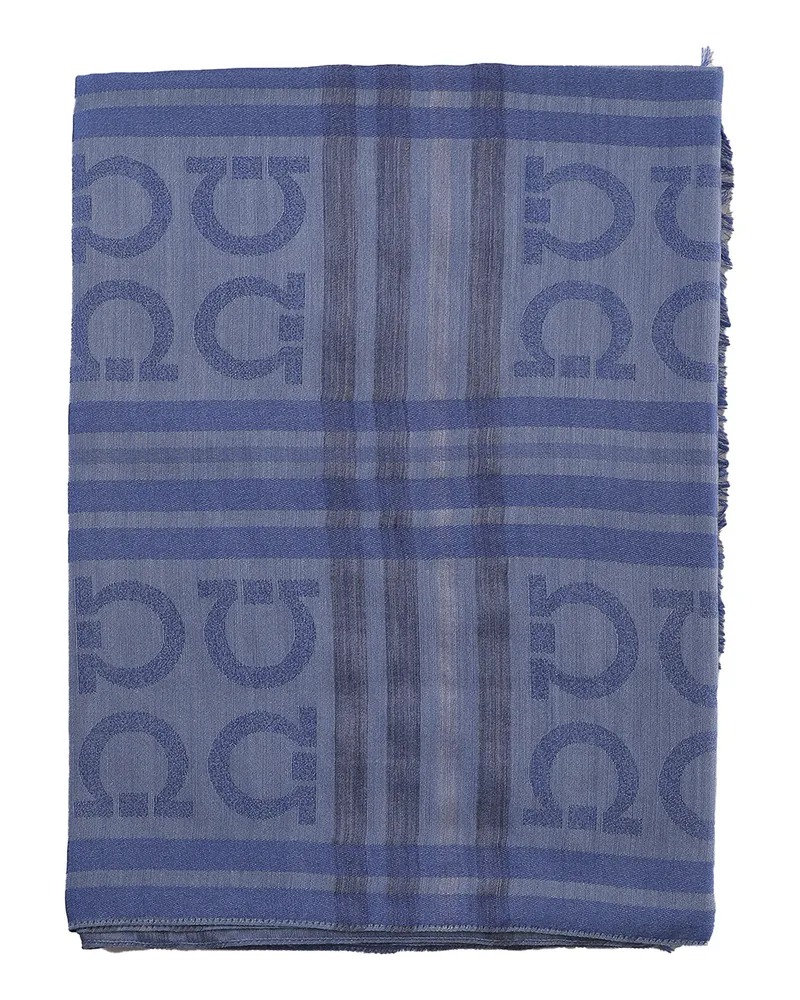 Ferragamo Schal - Blau Blau
