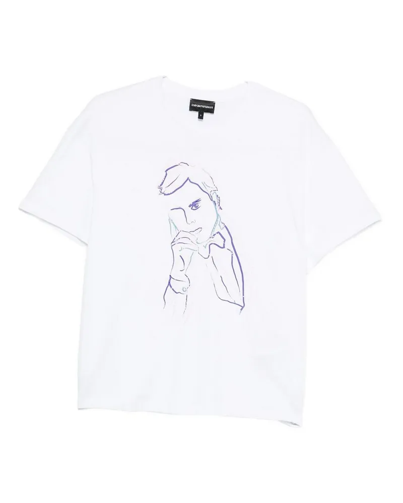 Emporio Armani T-Shirt - Weiß Weiß