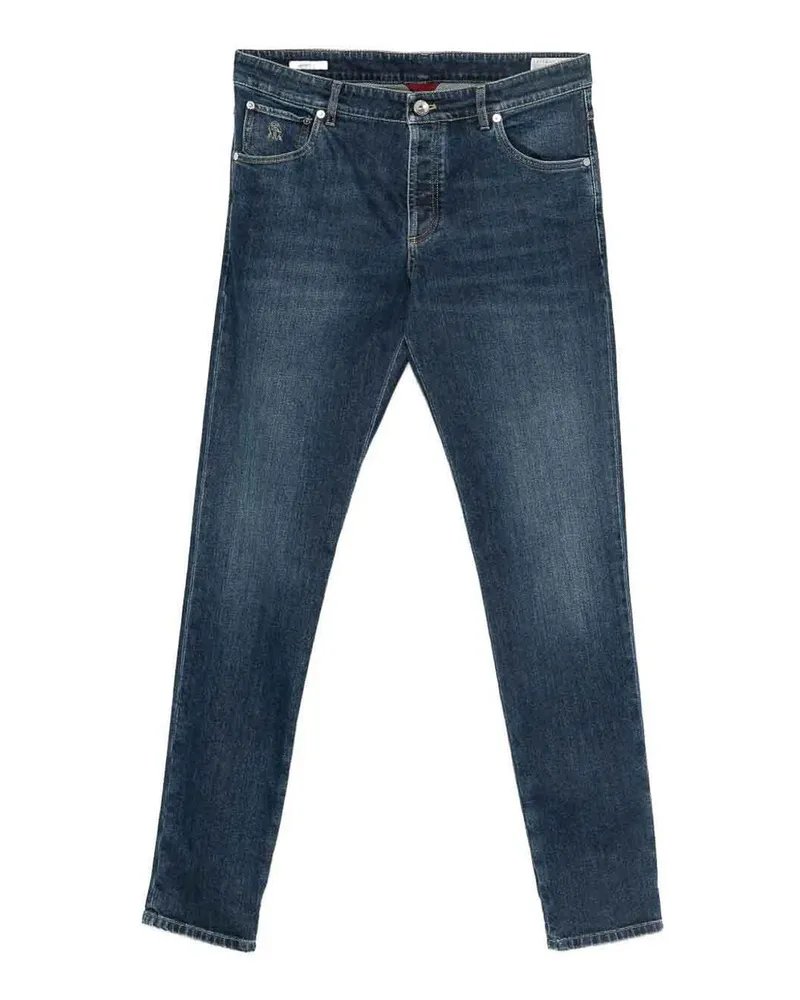 Brunello Cucinelli Straight Leg Jeans - Denim Denim