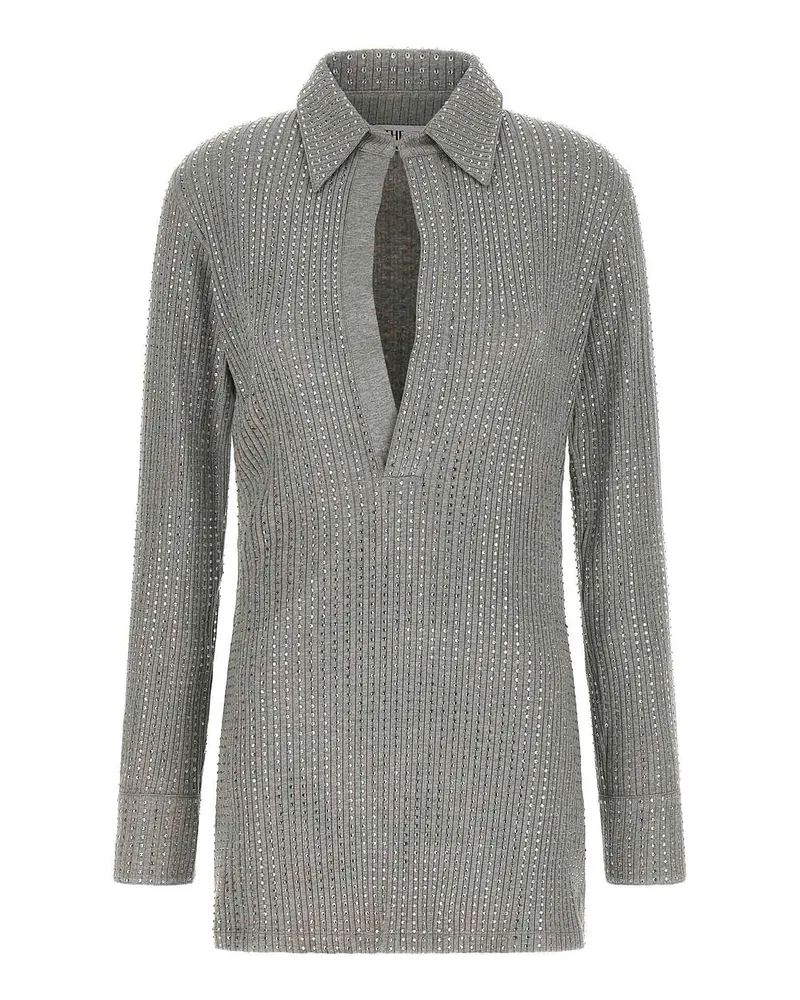 ATTICO Schlagjeans - Grau Grau