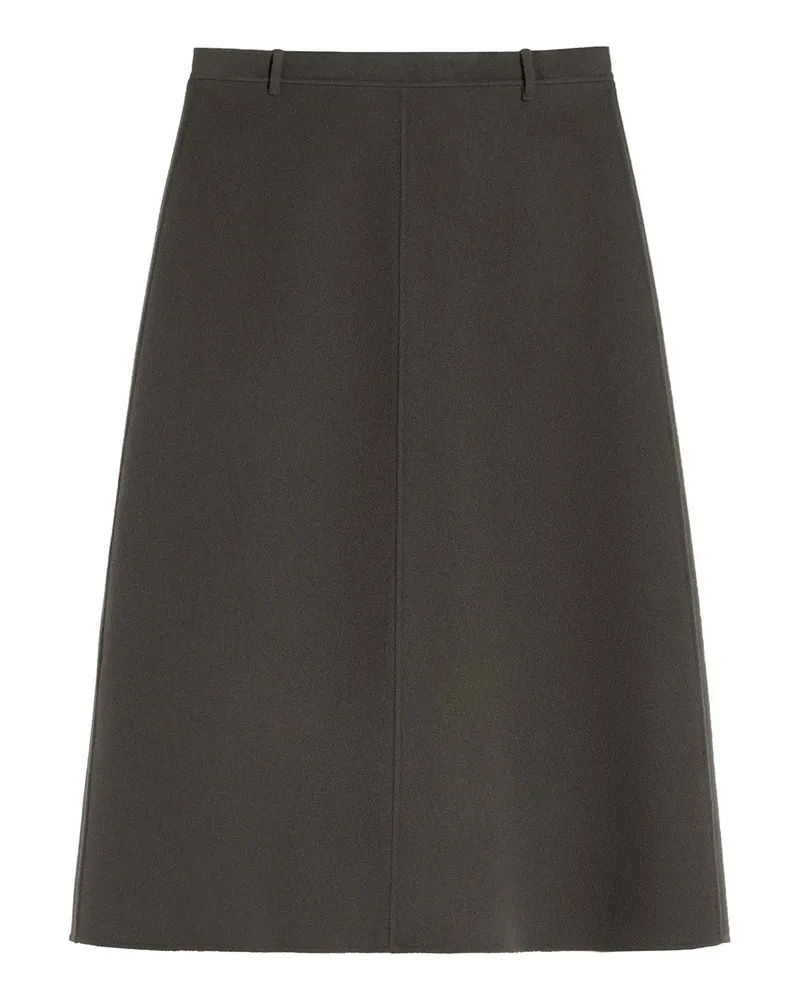 Max Mara Langer Rock - Grün Grün