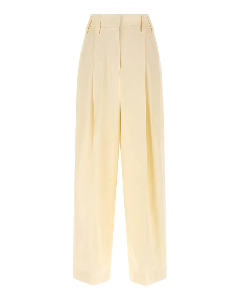 Jil Sander Casual Hose - Weiß Weiß