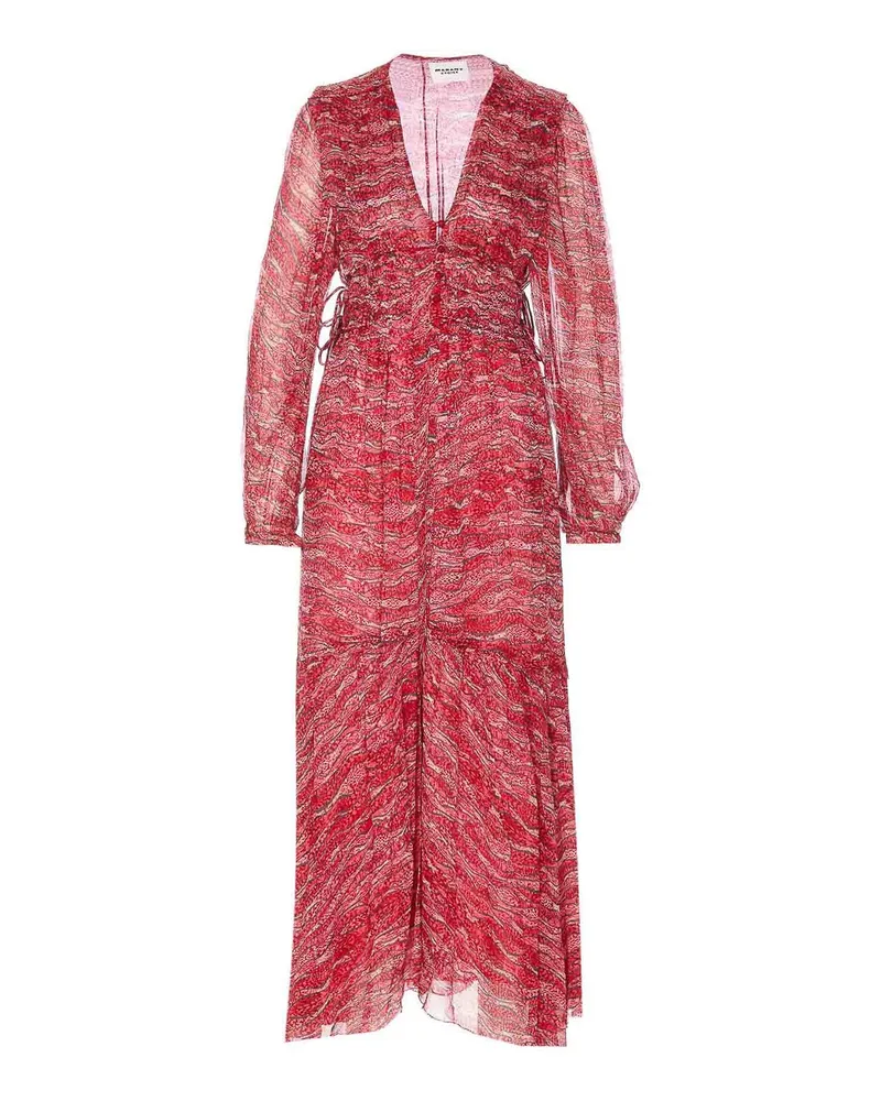 Étoile Isabel Marant Knielanges Kleid - Rot Rot