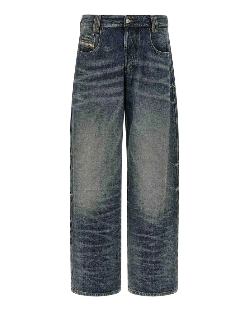 Diesel Straight Leg Jeans - Blau Blau