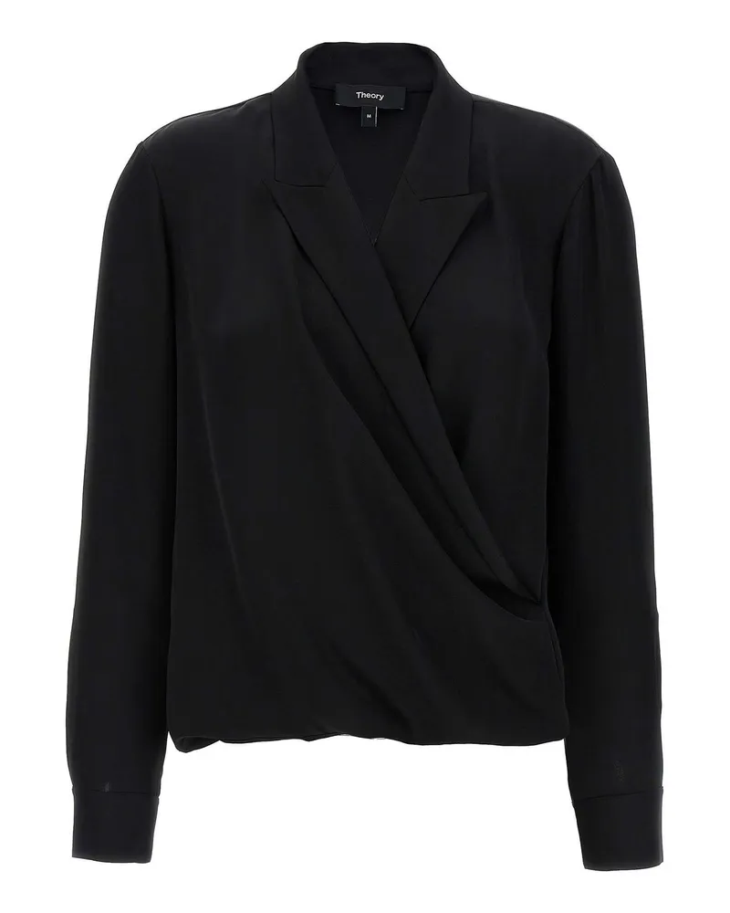 Theory Bluse - Schwarz Schwarz