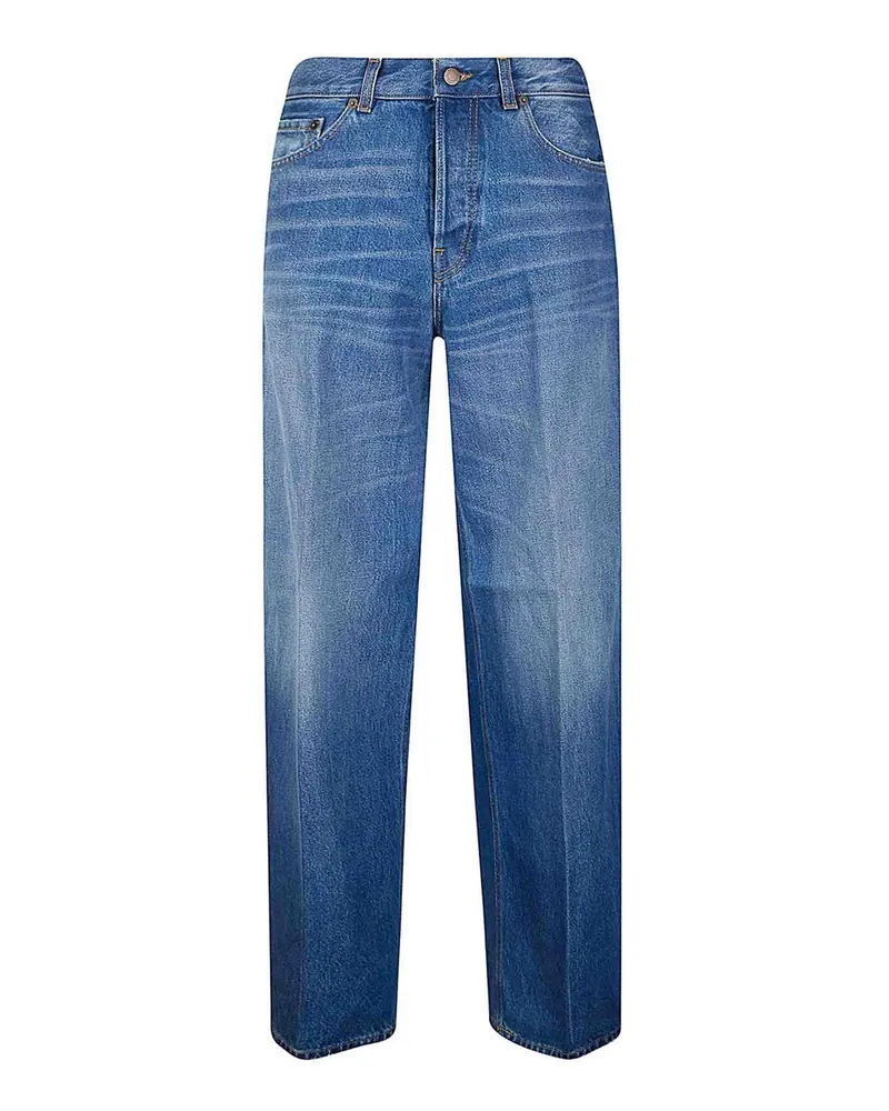 Haikure Straight Leg Jeans - Blau Blau