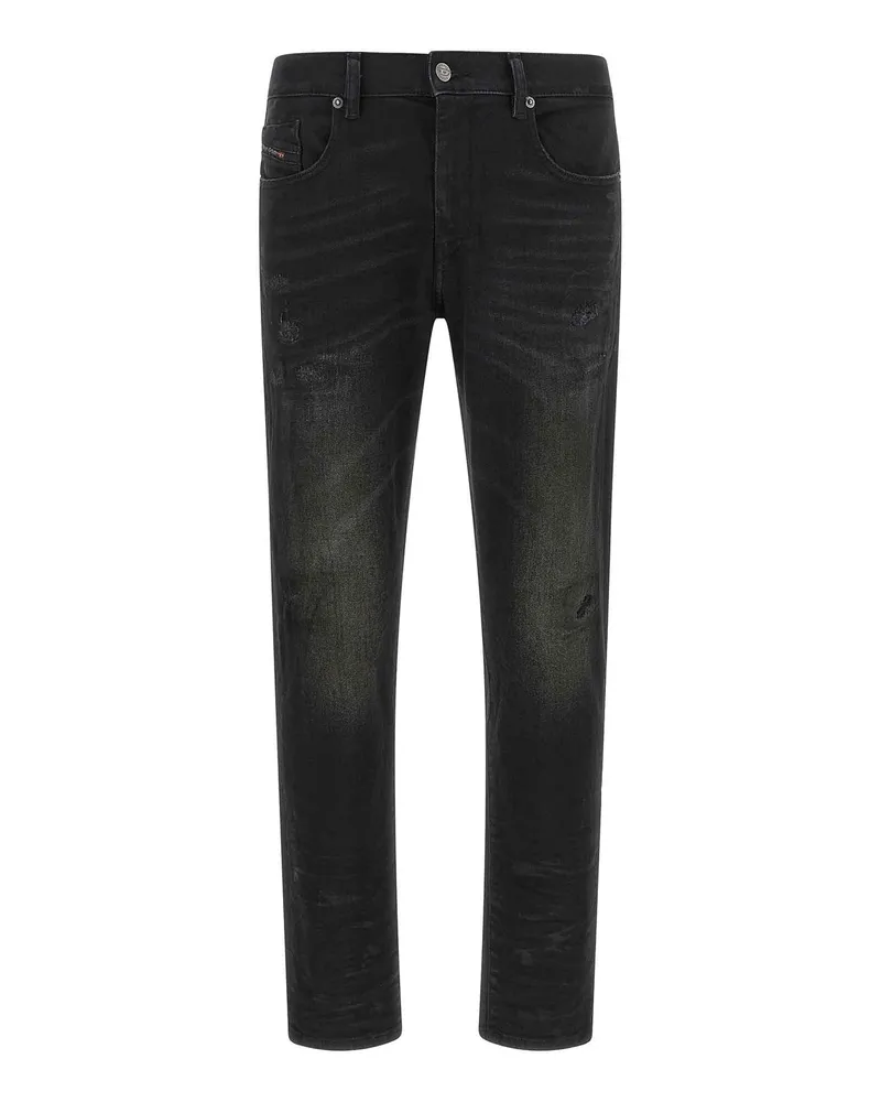 Diesel Straight Leg Jeans - Schwarz Schwarz