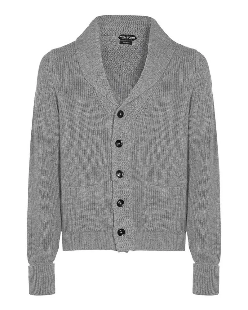 Tom Ford Rundhalspullover - Grau Grau