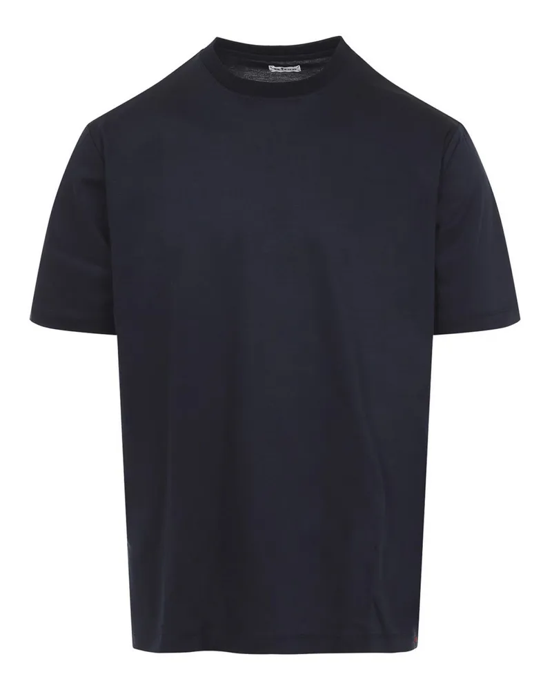 Kiton T-Shirt - Blau Blau