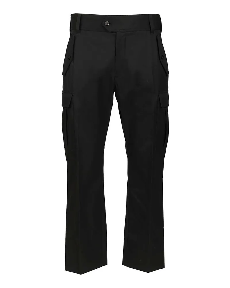 Alexander McQueen Casual Hose - Schwarz Schwarz
