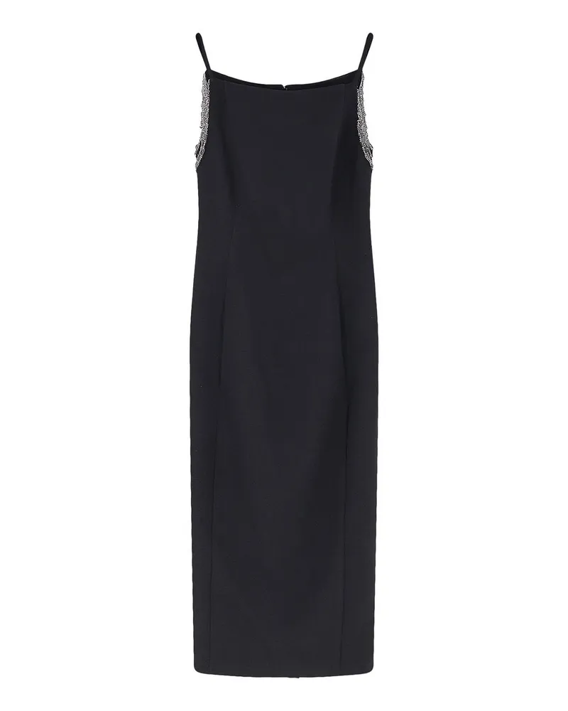 Pinko Knielanges Kleid - Schwarz Schwarz