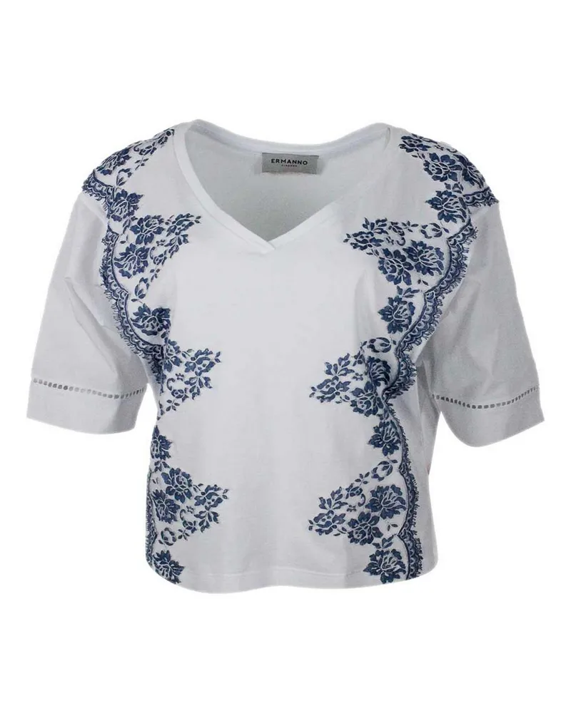 Ermanno Scervino T-Shirt - Weiß Weiß
