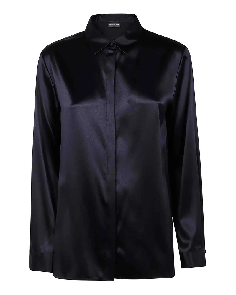 Emporio Armani Hemd - Schwarz Schwarz