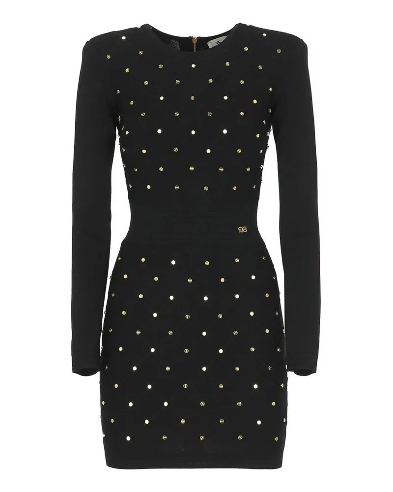 Elisabetta Franchi Kurzes Kleid - Schwarz Schwarz