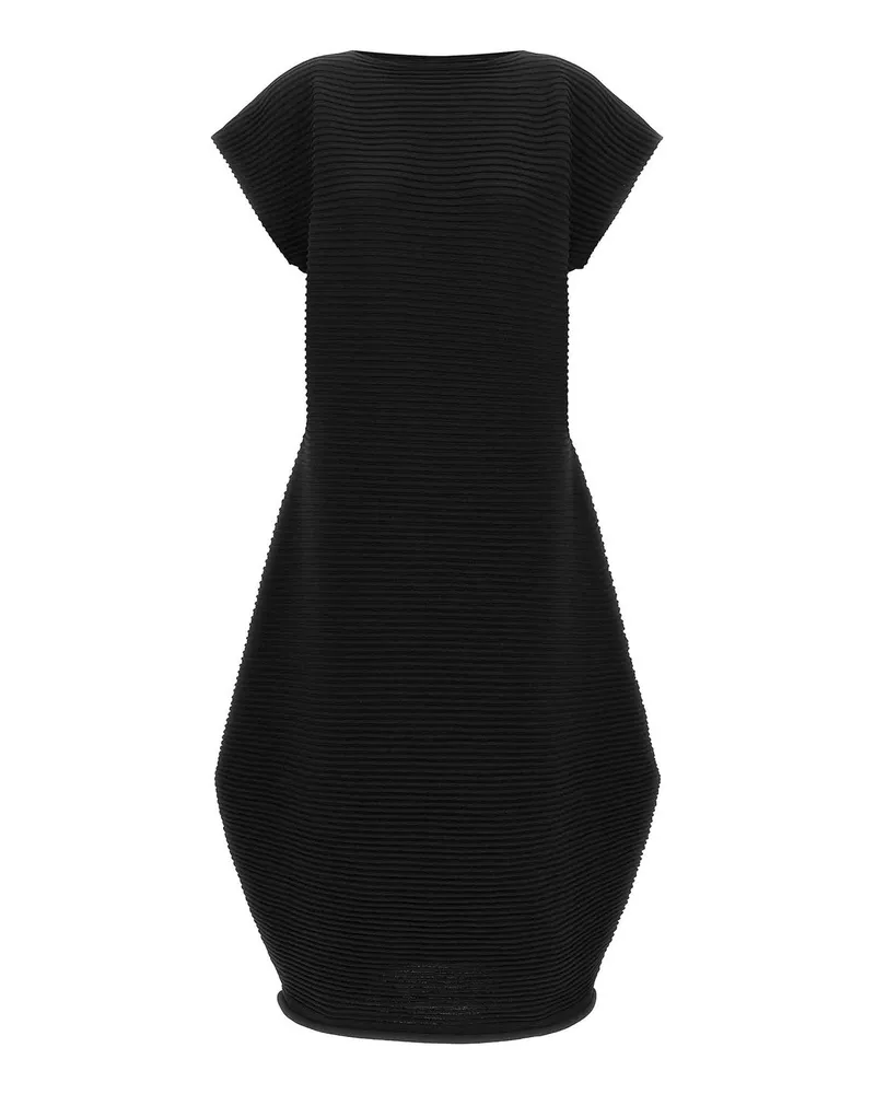 Issey Miyake Knielanges Kleid - Schwarz Schwarz