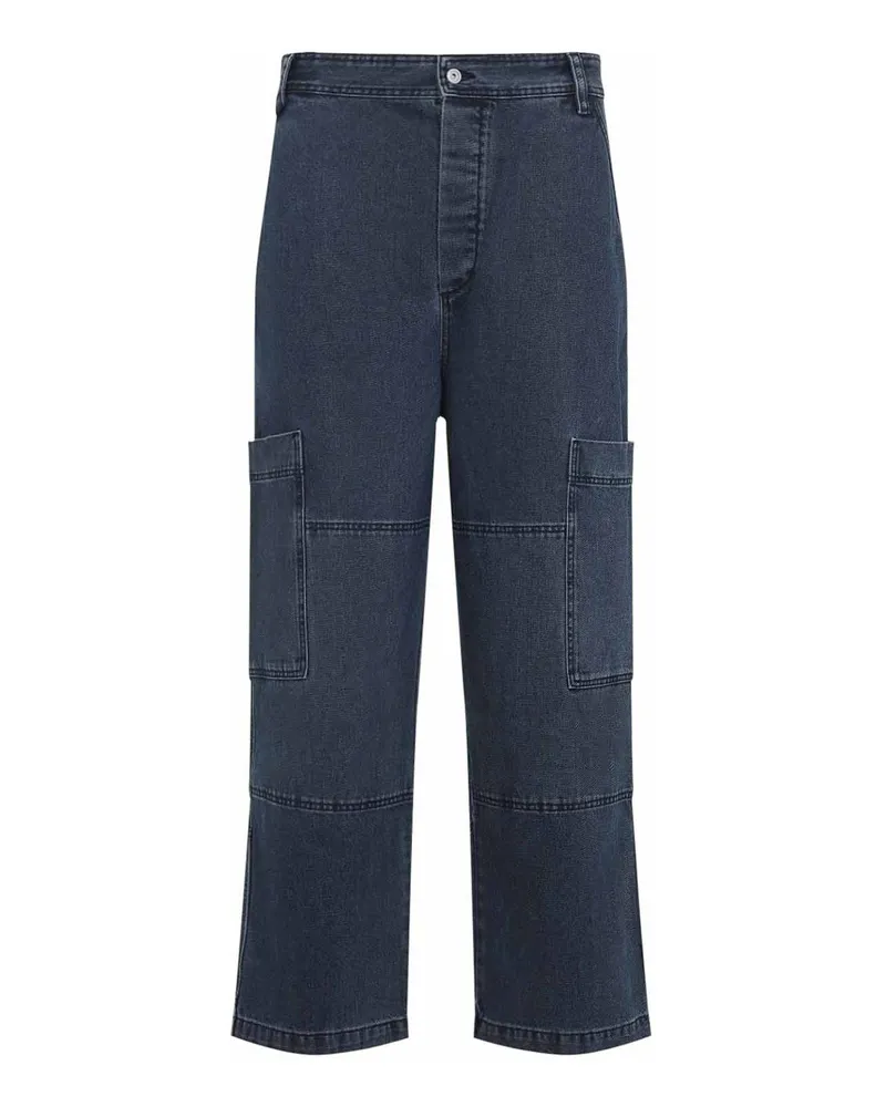 Jacquemus Straight Leg Jeans - Dunkelblau Dunkelblau