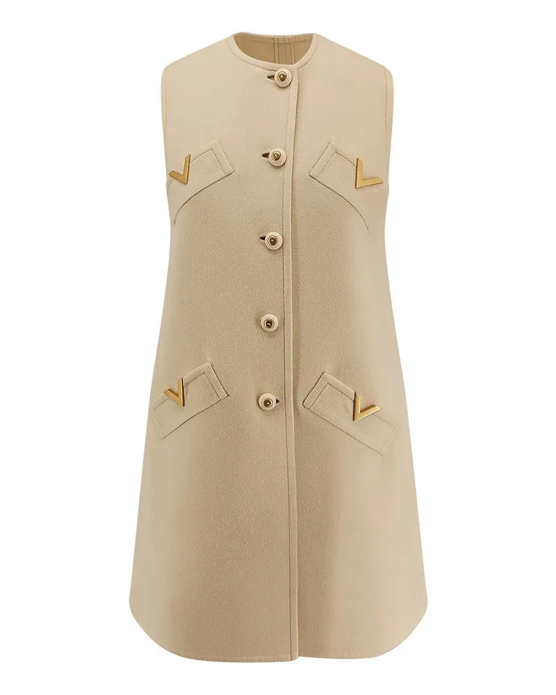 Valentino Garavani Kurzes Kleid - Weiß Weiß