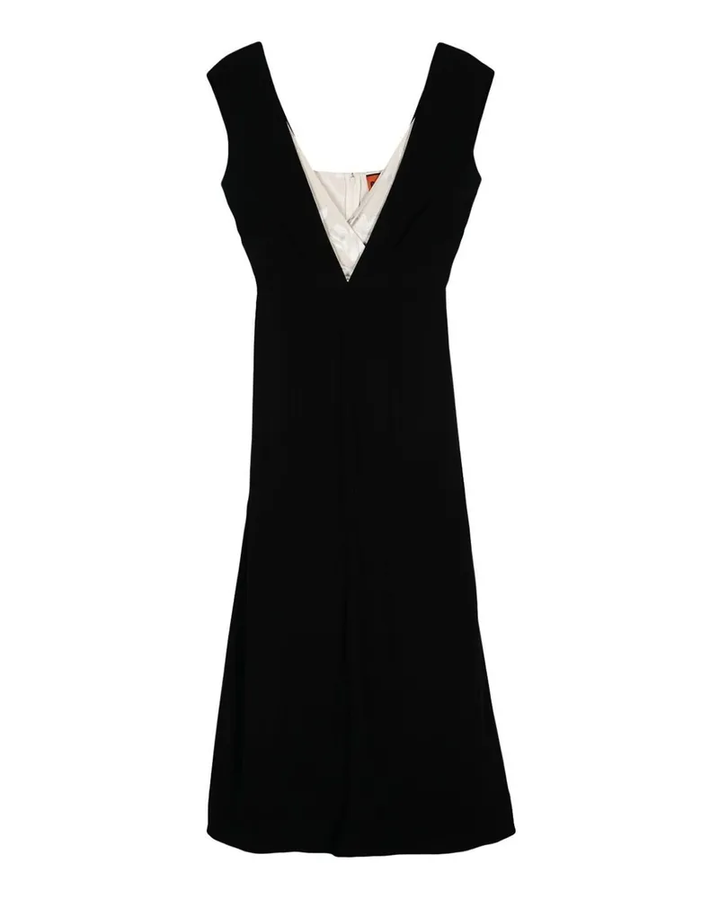 Colville Knielanges Kleid - Schwarz Schwarz