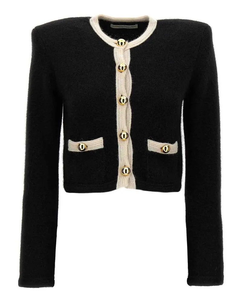 Alessandra Rich Cardigan - Schwarz Schwarz