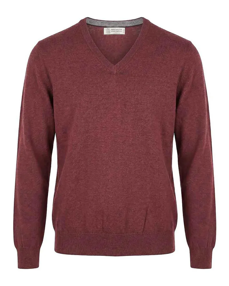 Brunello Cucinelli Rundhalspullover - Grau Grau