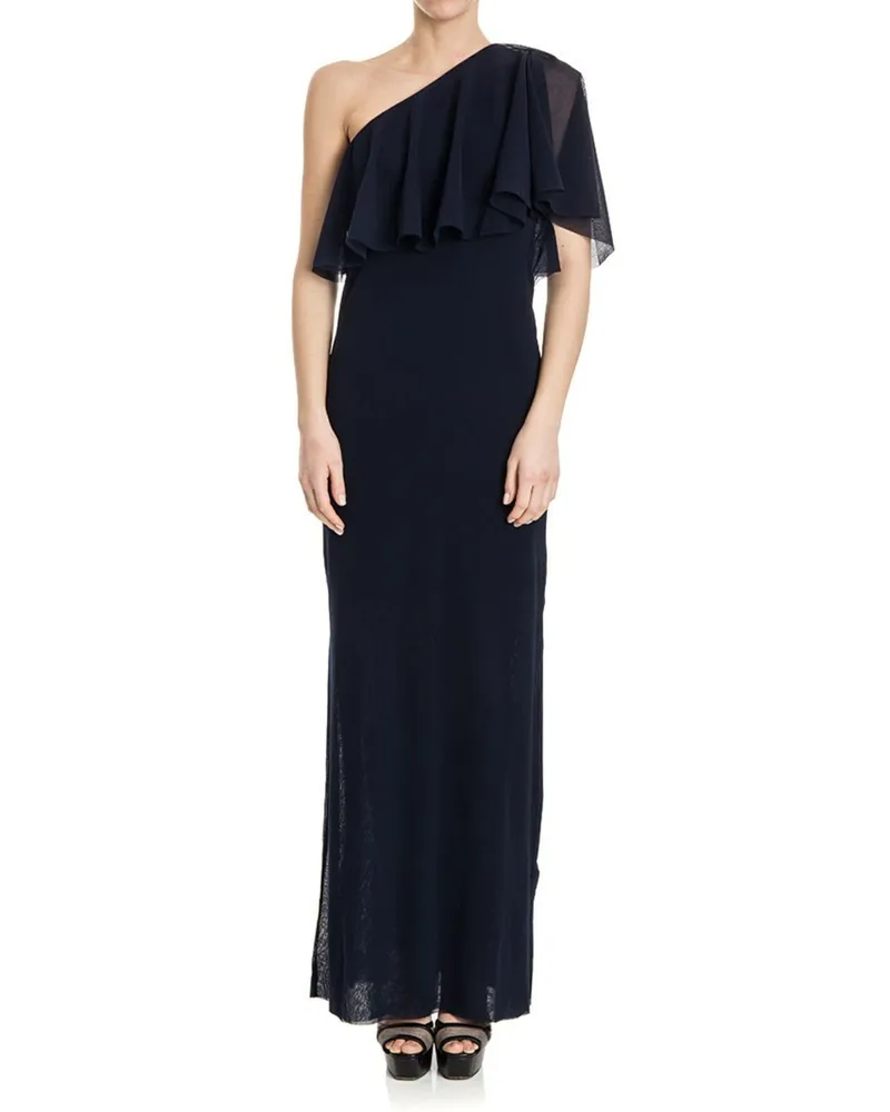 FUZZI Knielanges Kleid - Blau Blau