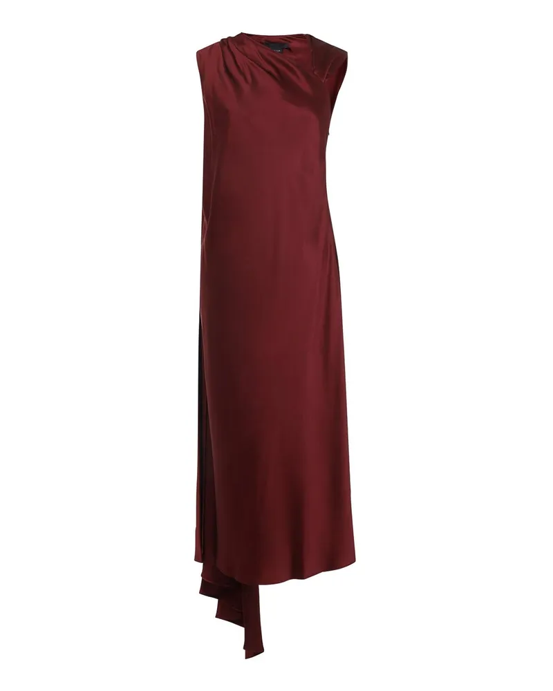 Max Mara Knielanges Kleid - Dunkelrot Dunkelrot