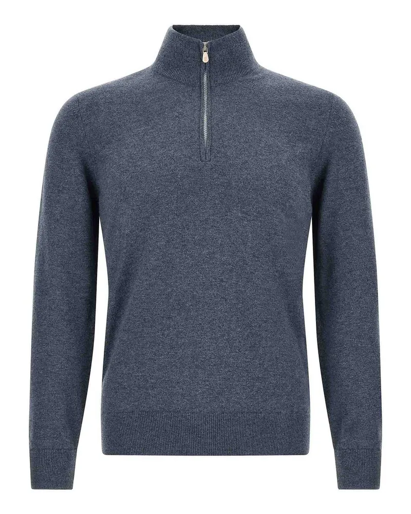 Brunello Cucinelli Rundhalspullover - Blau Blau