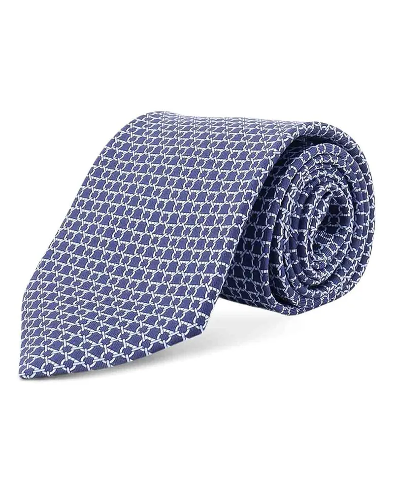 Ferragamo Krawatte - Dunkelblau Dunkelblau