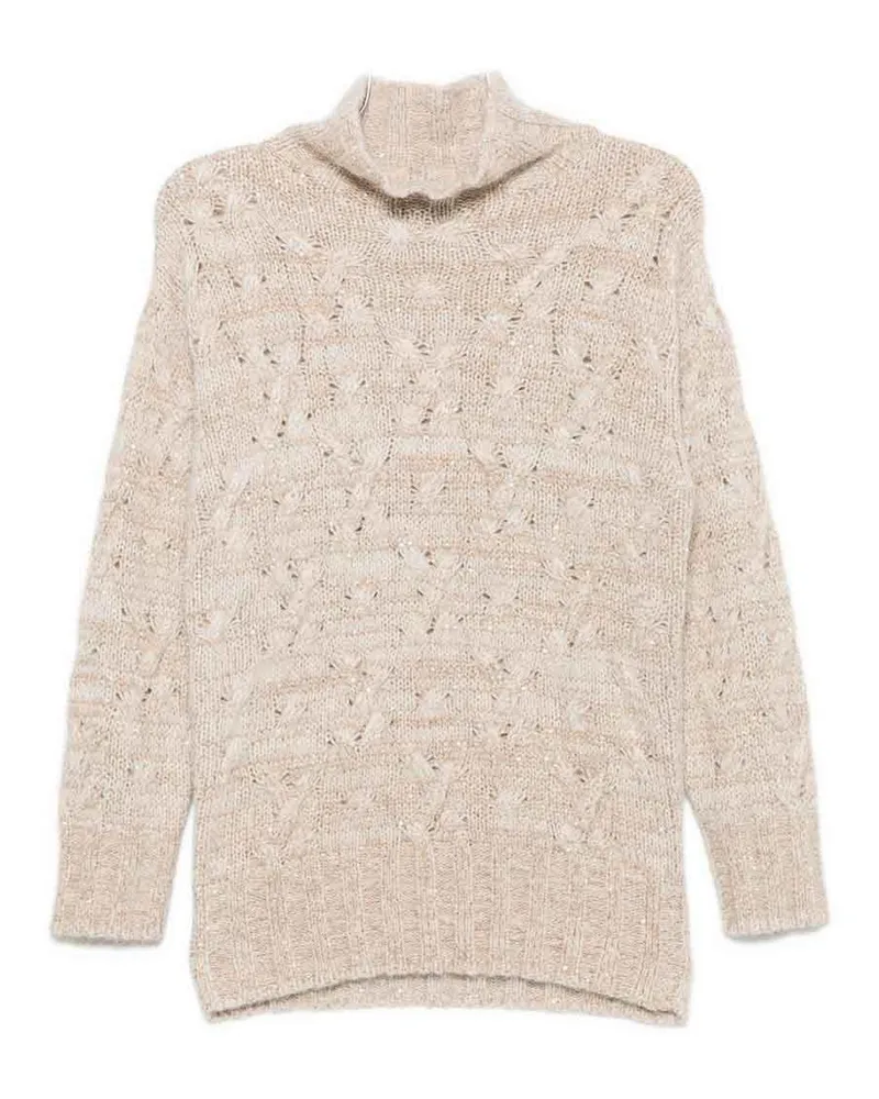 Fabiana Filippi Rollkragenpullover - Beige Beige