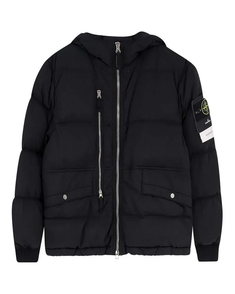 Stone Island Daunenjacke - Schwarz Schwarz