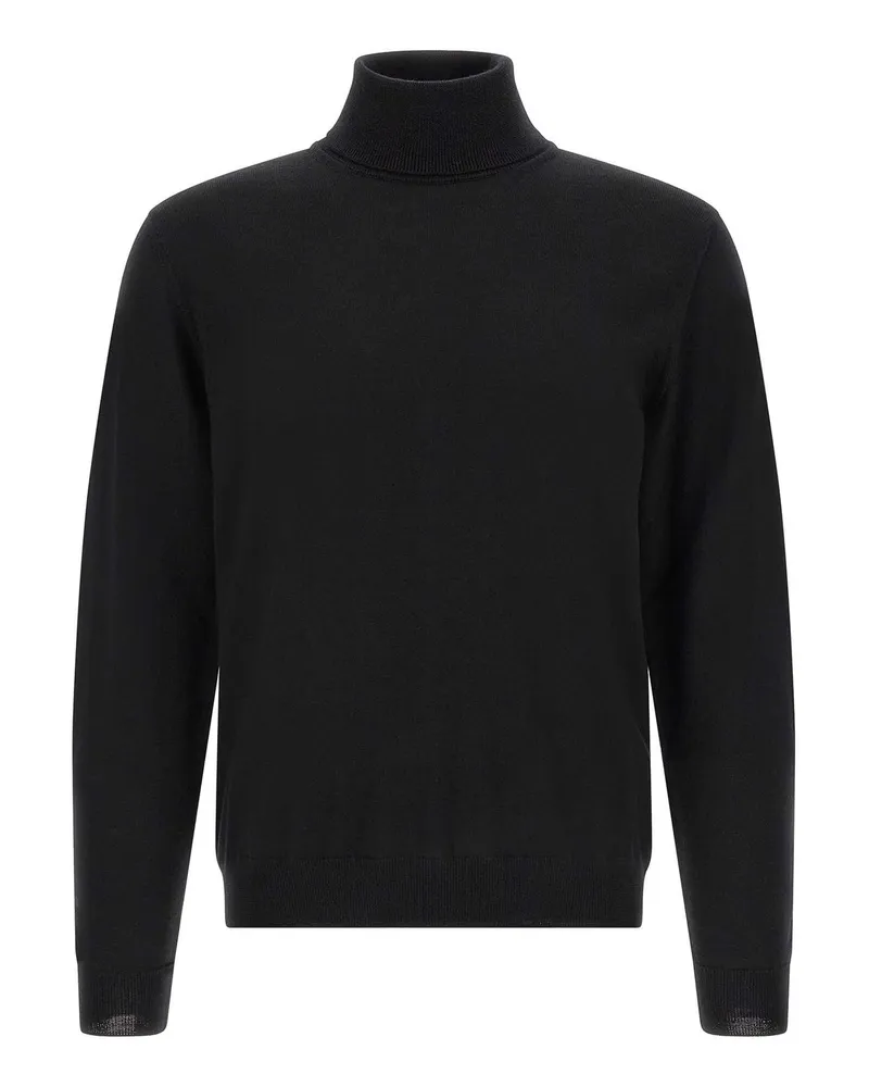 Zanone Rollkragenpullover - Schwarz Schwarz