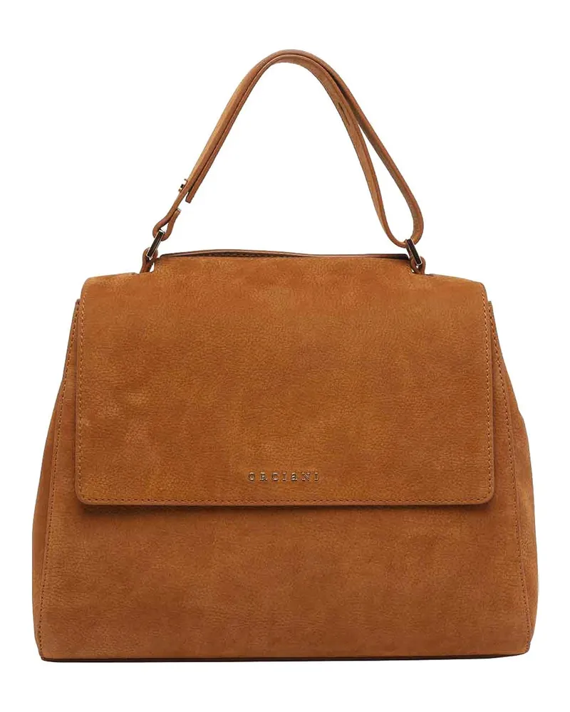Orciani Schultertasche - Braun Braun