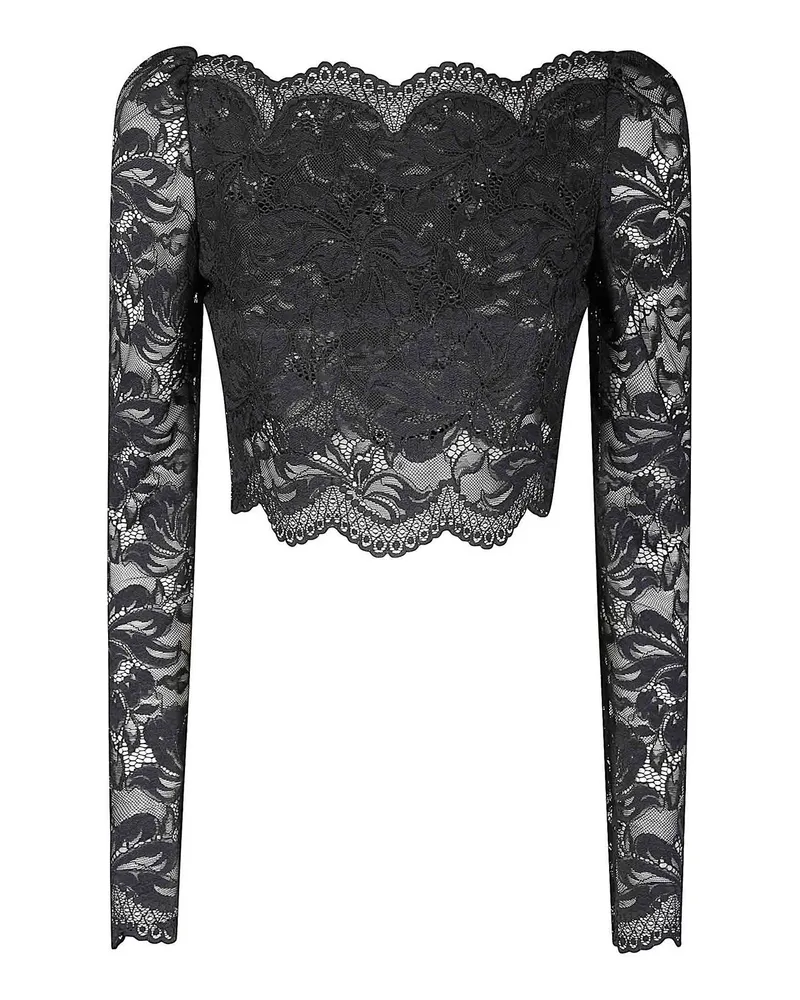 Paco Rabanne Top - Schwarz Schwarz