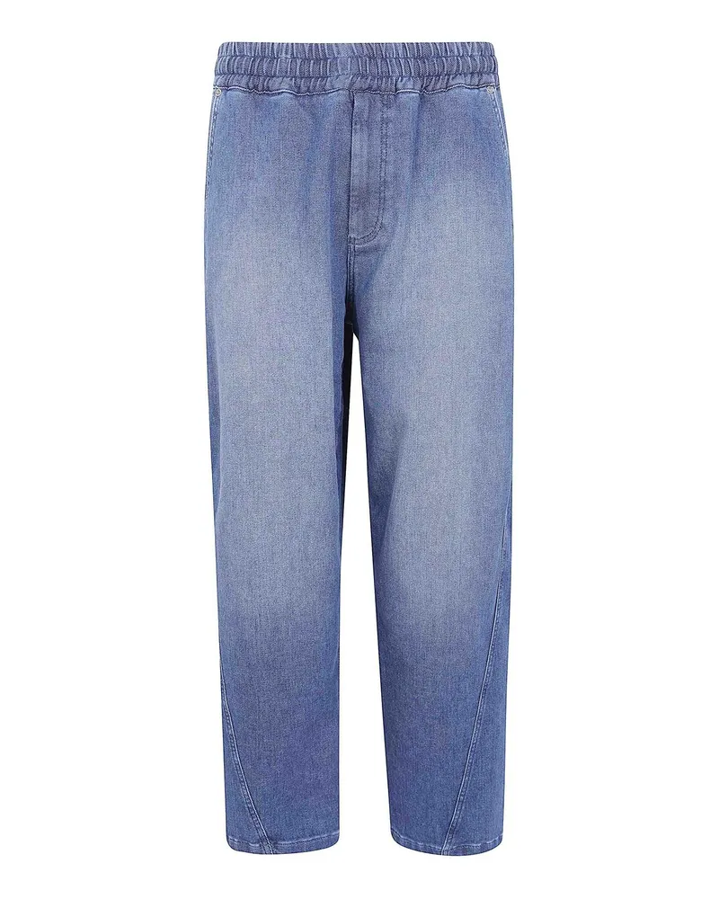 Emporio Armani Schlagjeans - Blau Blau