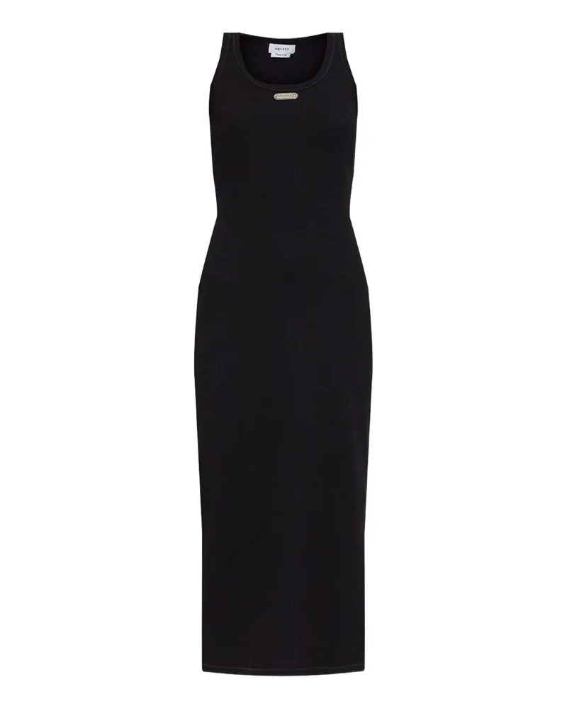 Alexander McQueen Knielanges Kleid - Schwarz Schwarz