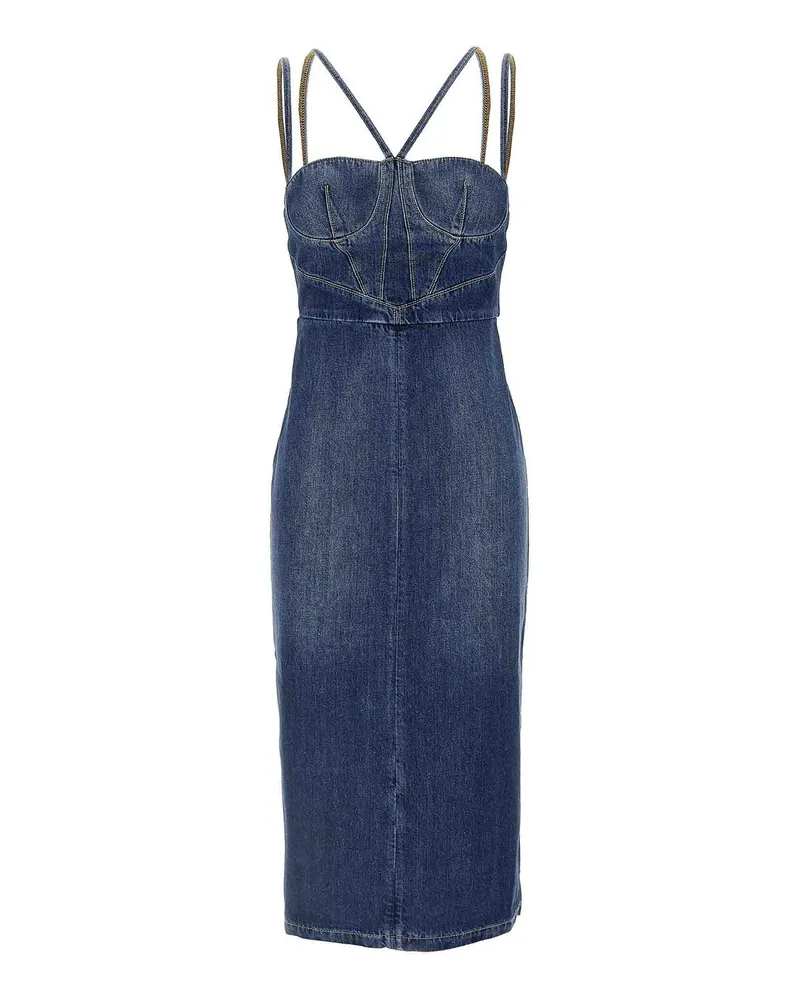 Nensi Dojaka Knielanges Kleid - Blau Blau