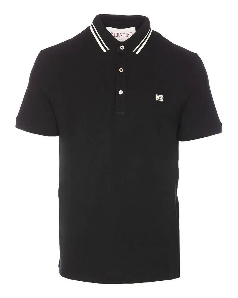 Valentino Garavani Poloshirt - Schwarz Schwarz