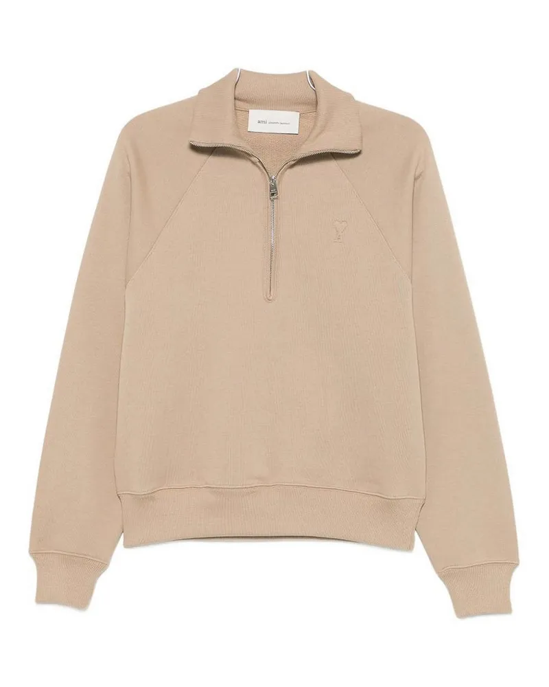 AMI Paris Sweatshirt - Beige Beige