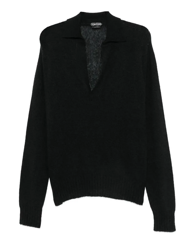 Tom Ford V-Pullover - Schwarz Schwarz