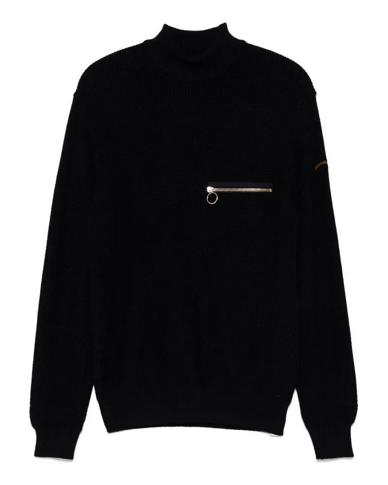 Paul & Shark U-Boot-Pullover - Schwarz Schwarz