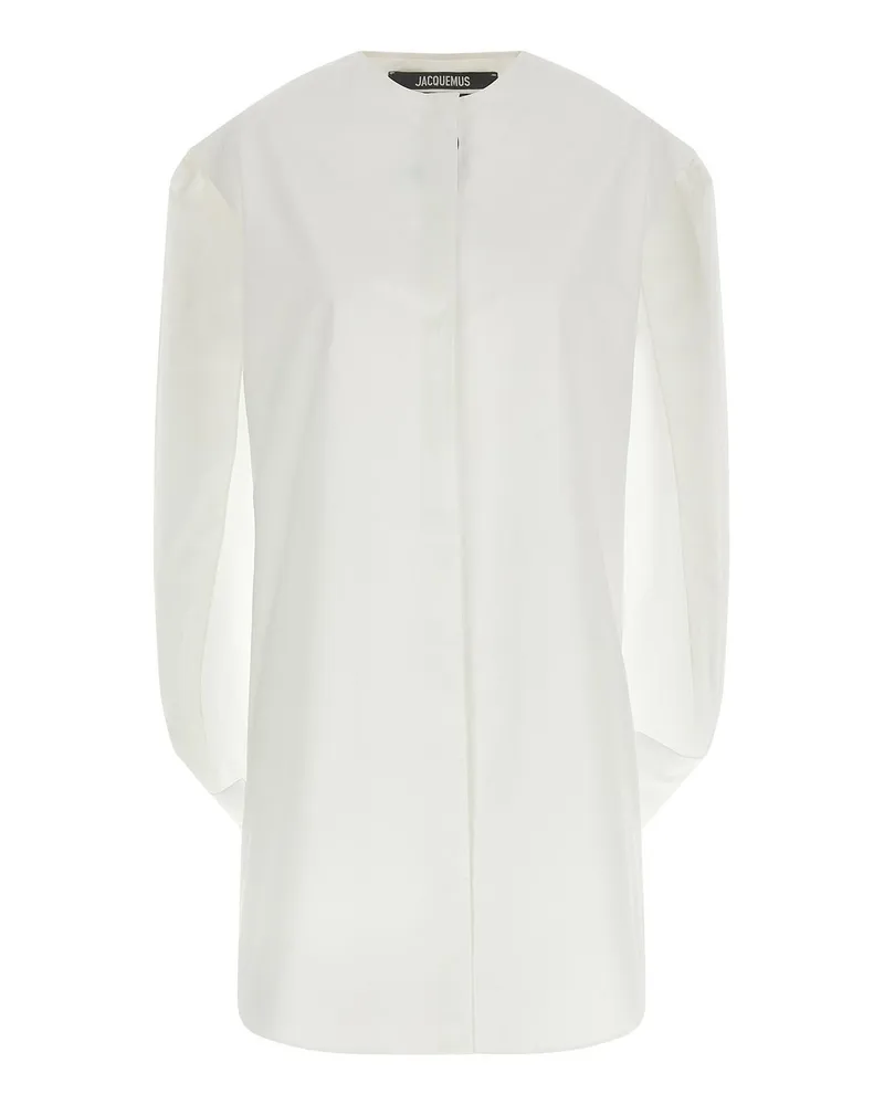 Jacquemus Knielanges Kleid - Weiß Weiß