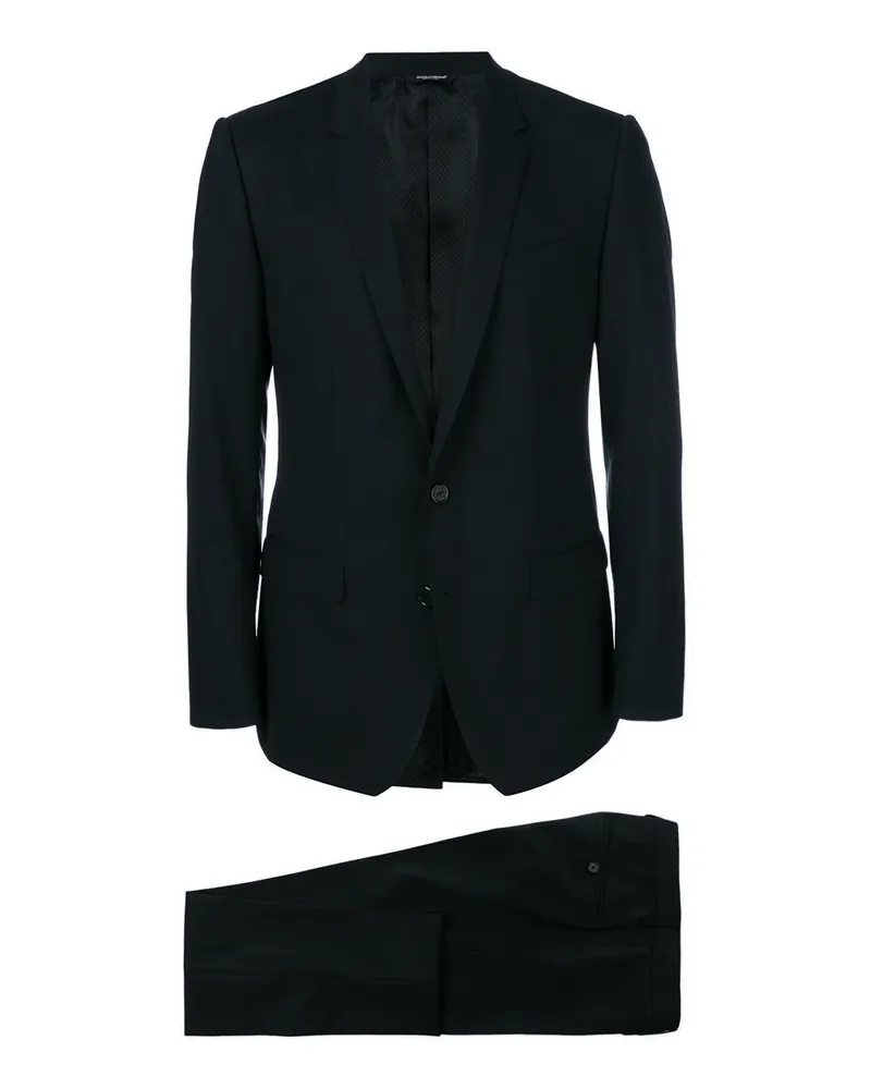 Dolce & Gabbana Eleganter Anzug - Schwarz Schwarz